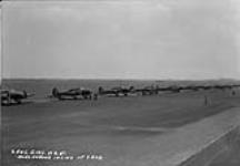 [Avro 'Anson' aircraft of No. 2 Air Observer School, R.C.A.F., Edmonton, Alta., 11 June 1941.] n.d.