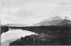 Dease River looking up from Sylvester's, B.C 1887