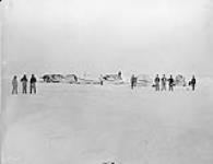 Whaleboats in ice at Whale Point, [N.W.T.], [June 17-18, 1904]