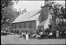 Service marking 150th anniversary of His Majesty's Chapel of the Mohawks, Brantford, Ont., 30 June, 1935 30 June 1935