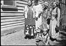 Six Nations Indians at celebration of 150th anniversary of His Majesty's Chapel of the Mohawks, Brantford, Ont 30 June, 1935