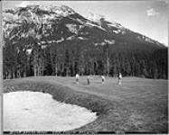 Golf course number one green, Banff Springs Hotel 1928