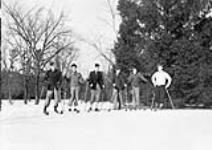 Skiing, No.3 Convalescent Hospital, R.C.A.F., Toronto, Ontario, Canada, ca. November 1944 [ca. November, 1944].