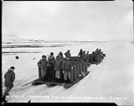 Resolute Bay on 14 June 1950, transporting fuel to an aircraft 03-Jul-50