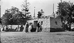 Sand bag fort of the Engineers at the Exhibition Grounds, [Toronto, Ont.], 2 Sept., 1916 September 2, 1916.