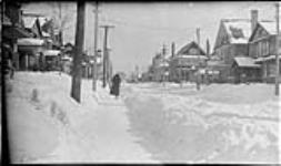Edna Boyd on Geoffrey Street in the winter, [Toronto, Ont.] 31 Jan., 1918