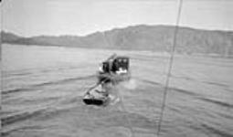 Whaling boats, Pangnirtung. LADY BORDEN Royal Canadian Mounted Police (R.C.M.P.) boat 1936