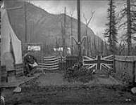 Summer tent at sawmill (Winters) 1907