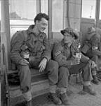 Personnel of the Royal Regiment of Canada resting in Blankenberge, Belgium, 11 September 1944 September 11, 1944.