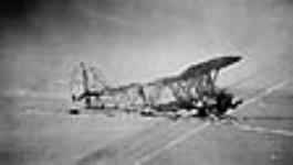 Burned wreckage of Noorduyn Norseman aircraft CF-BDG ca. 22 Feb. 1942