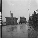 8th Brigade convoy passed over border at Sas-Van-Gent by Gent-Terneuzen Canal 10 Ot. 1944