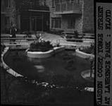 Court garden designed by J. Austin Floyd, Yonge Street at Lawrence Park 1950s