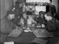 Tactical Headquarters of Les Fusiliers Mont-Royal 29 avril 1945.