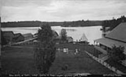 Ballroom & tennis court, Monteith House, Rosseau Lake, Muskoka Lakes ca. 1908