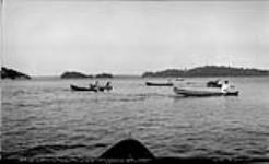 Regatta crab race, Rosseau Lake, Muskoka Lakes ca. 1908