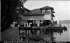 Royal Muskoka Hotel boathouse, H.L. Bastien Proprietor, Rosseau Lake, Muskoka Lakes ca. 1908