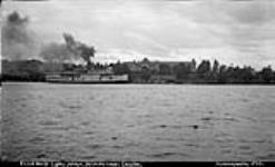 M.L.N.&H. Co. steamer "Segamo" at dock, Elgin House, Muskoka Lakes ca. 1909