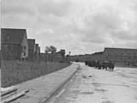 Germans walking to the Jerry's barracks 5 May 1945