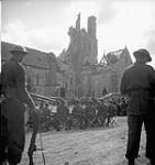 A Mass celebrating Bastille Day at the Church of St. Ouen de Rots, Rots, France, 13 July 1944 July 13, 1944.