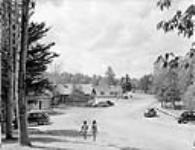 Prince Albert National Park - Shopping area on main street of townsite at Waskesiu Aug. 1948