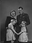 Princess Juliana and Prince Bernhard of the Netherlands with their daughters Princesses Beatrix and Irene 1942