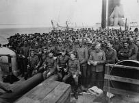 Personnel of Strathcona's Horse en route to South Africa aboard S.S. MONTEREY 1899