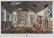 A View of the Inside of the Recollect Friars Church [Quebec] 1 septembre 1761.