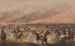 Prairie en feu 1867