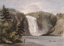 Les chutes de Montmorency 1839