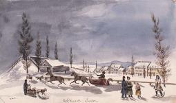 Esplanade, Quebec ca. 1838-1842