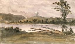 Blockaus au confluent de la rivière Madawaska et du fleuve Saint-John 1842