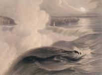 Les chutes de Niagara, 1840.