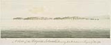 A View of the Pilgrim Islands / Vue des îles Pèlerins 17 November 1784
