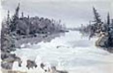 Perte du troisième canot dans le rapide Barrier sur la Kaministikwia 14 mai 1825