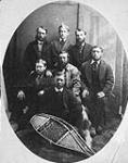Group photo of Canadian Pacific Railway engineers, 1872 1872