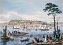 View of Quebec ca 1844.