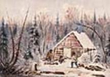 Settler's Log Cabin ca 1856