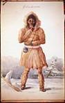 Egheechololle, a Dogrib Indian [between December, 1825 - March, 1826].
