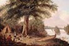Indian Encampment at Falls 1846-1872