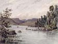 Passages étroits sur le lac Saint-Charles ca. 1838