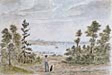 Le cap Diamant, vu d'un point en amont de la rivière Chaudière 1828