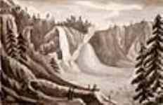 Les chutes Montmorency en hiver, et le cône de glace après 1823