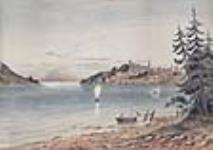 Vue de Lunenberg à partir de la pointe Battery 1861.