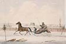 Canadians Sleigh Driving ca 1856
