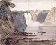 Les chutes Montmorency, Québec ca. 1828-1840