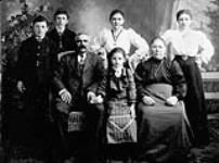 Andrias A. and Anne Marie Fahlmann family. Picture shows Russian-German style dress 1893, 1910