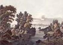 Vue du lac et du fort Érié, depuis Buffalo Creek 1811