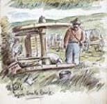 Chariot renversé, avant d'arriver au ruisseau Snake June 1862