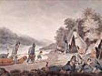 Mi'kmaq près de Halifax, Nouvelle-Écosse 1808
