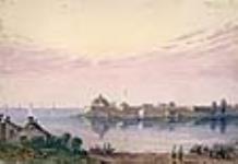 Le fort Niagara vu du fort George, Canada-Ouest ca. 1863